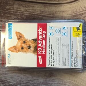 K9 Advantix New Sealed Medium Dog 2 monthly doses**